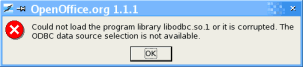 Error:could not load libodbc.so